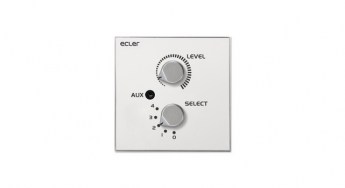 Ecler WPaVOL-SR-J Remote Wall Panel Control Front lr